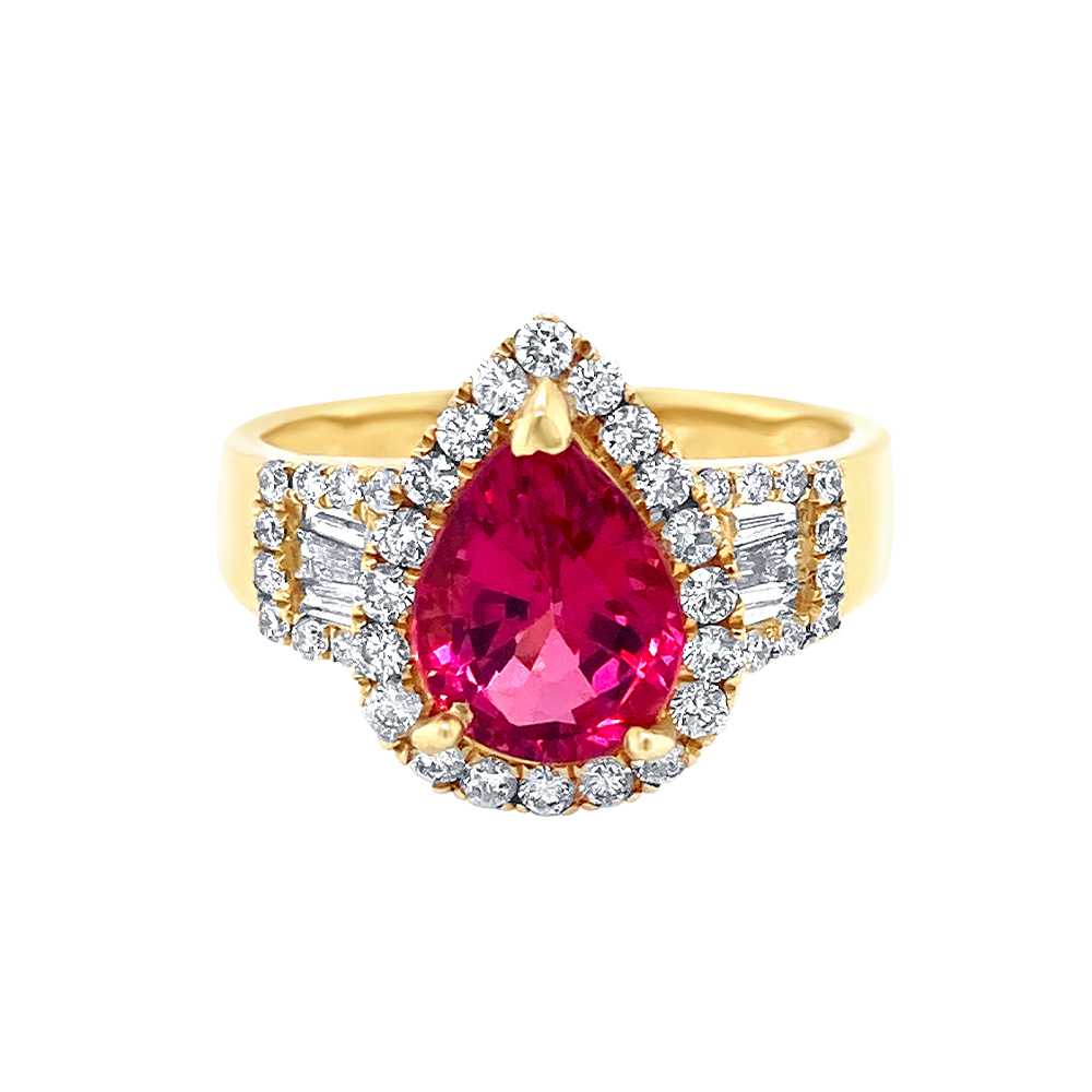 Spinel Ring in 14K Yellow Gold