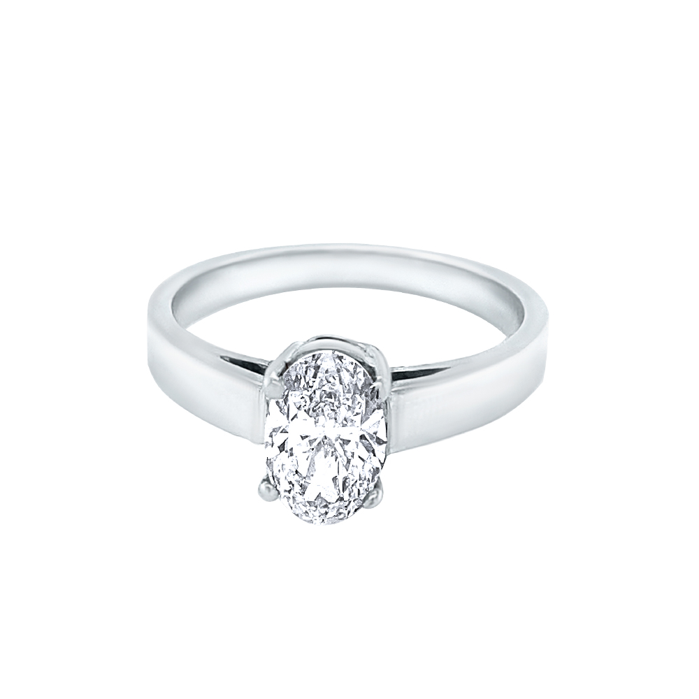 Diamond Ladies Ring in14K White Gold