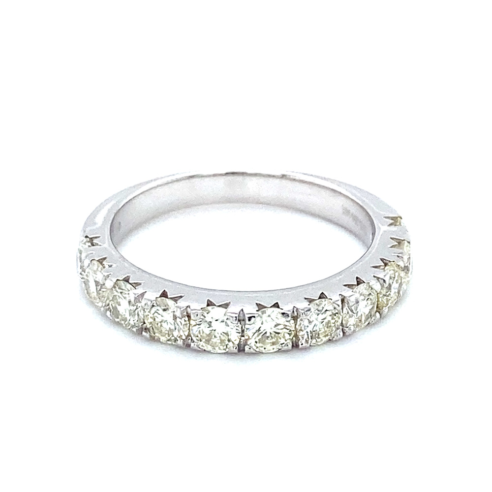 Diamond Band Ladies Ring in 14K White Gold