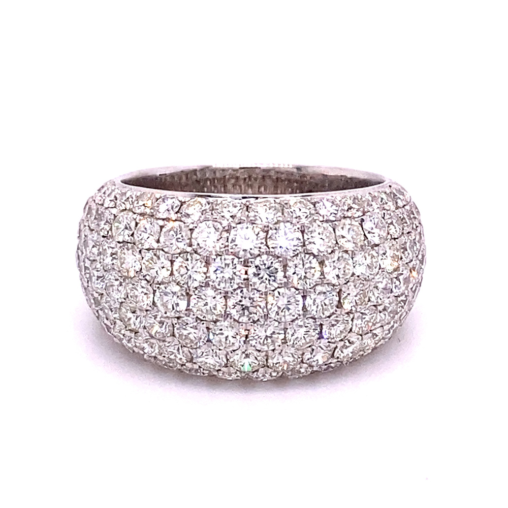 Diamond Ladies Ring in 14K White Gold