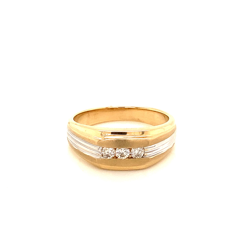 Diamond Band Ring in 14K Yellow Gold
