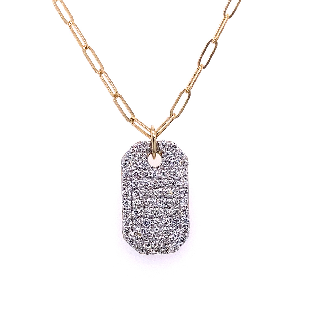 Diamond Necklace in 14K Yellow Gold