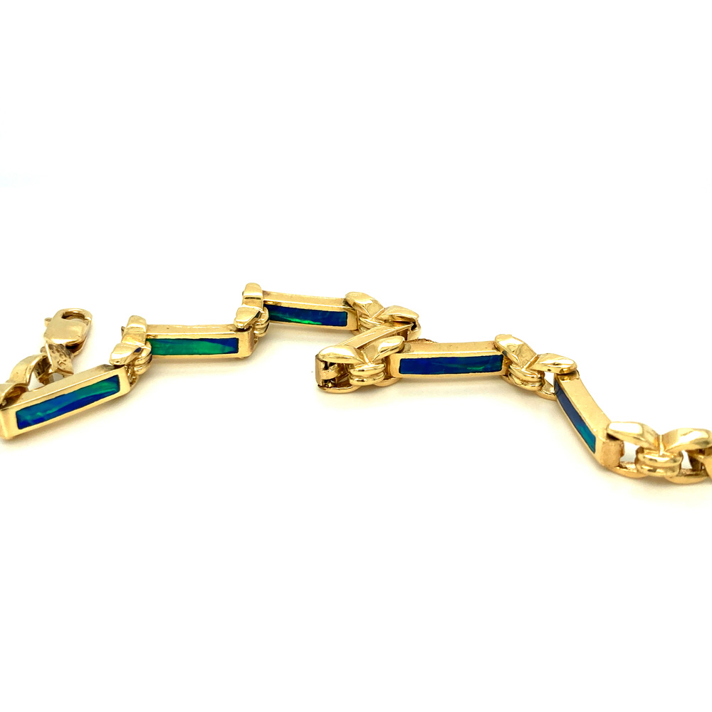 Gilson Opal Bracelet in 14K Yellow Gold