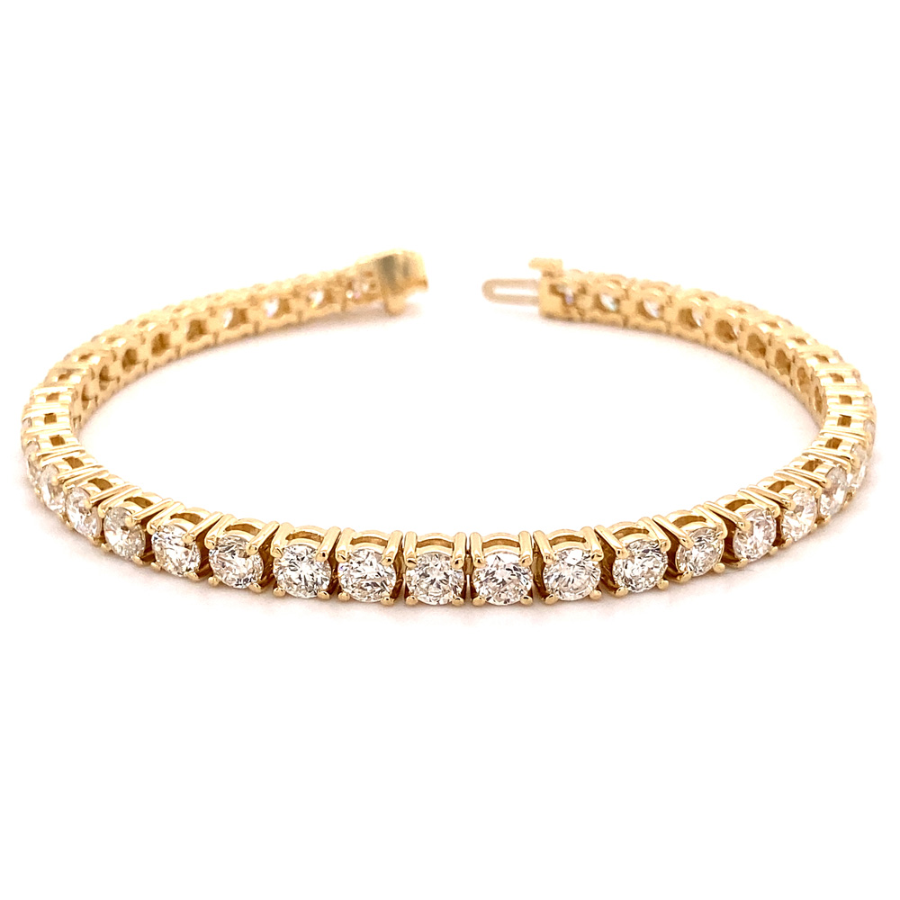 Diamond Bracelet in 14K Yellow Gold