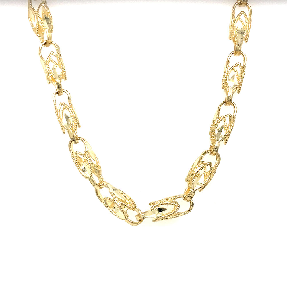 Turkish Style Chain in 10K Yellow Gold