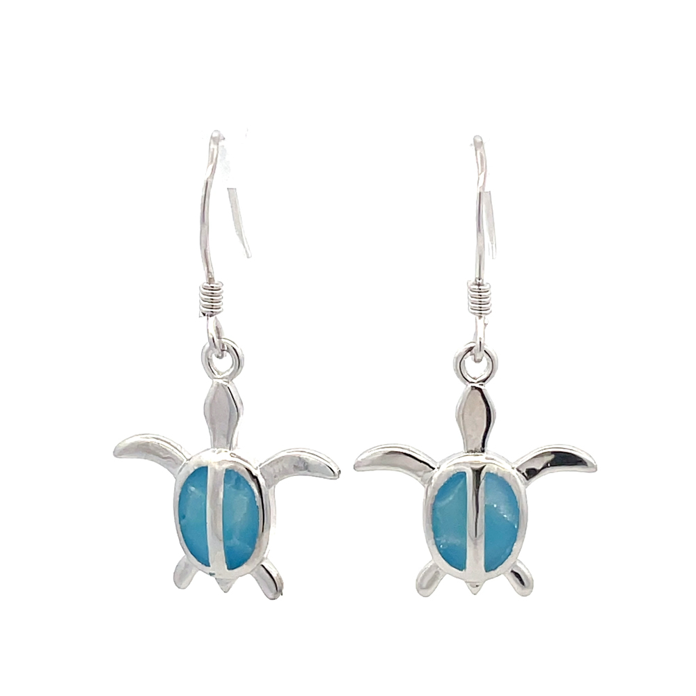 Larimar Earring in Sterling Silver